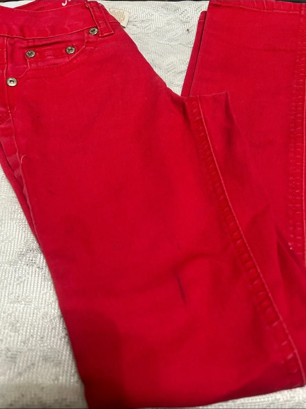 Justice Red Girls Jeans - Slim Fit
